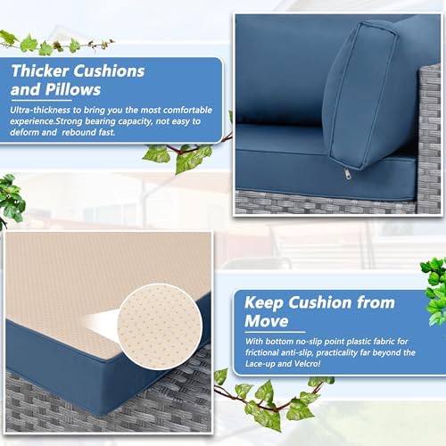 shintenchi 7 pieces outdoor patio furniture sets, patio, package contents