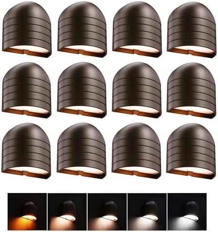[12 pack] cloudy bay low voltage fence lights,12-24v, main product view