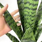 beebel artificial snake plant 22 inch fake sansevieria on a desk or shelf