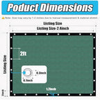 amagenix 90% sun shade cloth with grommets, 10', close-up detail
