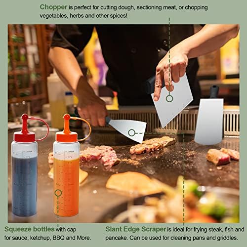 ewfen 35pcs griddle accessories kit, flat top grill, package contents