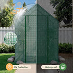 small greenhouse for outdoors, walk-in plant greenhouse with, close-up detail