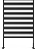 garvee outdoor privacy screen freestanding, 47"x71" rustproof fence, main product view