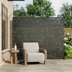 metal privacy screen 71" h x 44" w, package contents