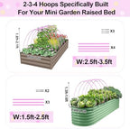 garden hoops 120pcs, sunwuk greenhouse hoops for 1-3.5ft, close-up detail