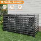 cjf 42" h x 38" w metal air showing dimensions