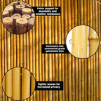 backyard x-scapes bama-bf023 bamboo fencing, 3/4" d x, package contents