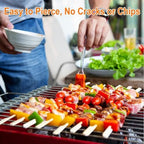 7 Inch(1000 Pack) Bamboo Wooden Paddle Picks Skewers for Cocktail，Appetizers，Fruit Kabobs，Sandwich，Barbeque Snacks…
