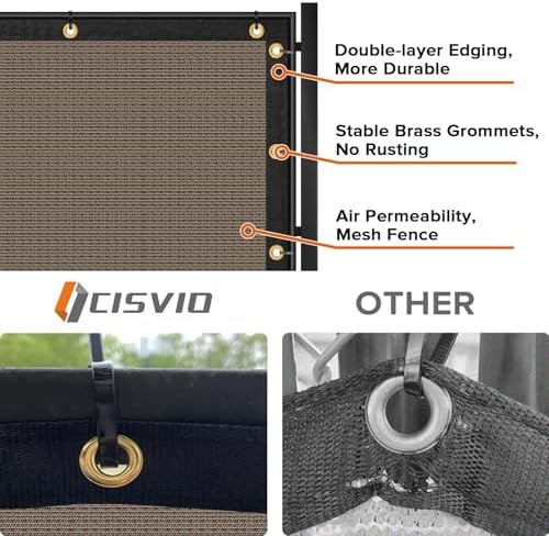 4ftx50ft fence privacy screen heavy duty 170 gsm, package contents