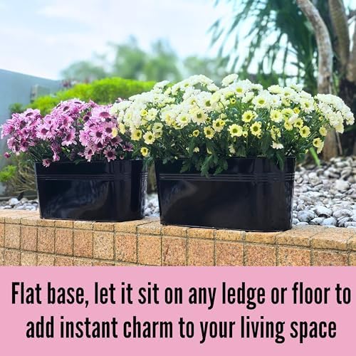 lalagreen boho rail planter (16 in, 6 pack), view 9