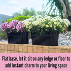 lalagreen boho rail planter (16 in, 6 pack), view 9