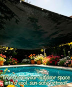 90% black shade cloth 10ft x 24ft heavy, package contents
