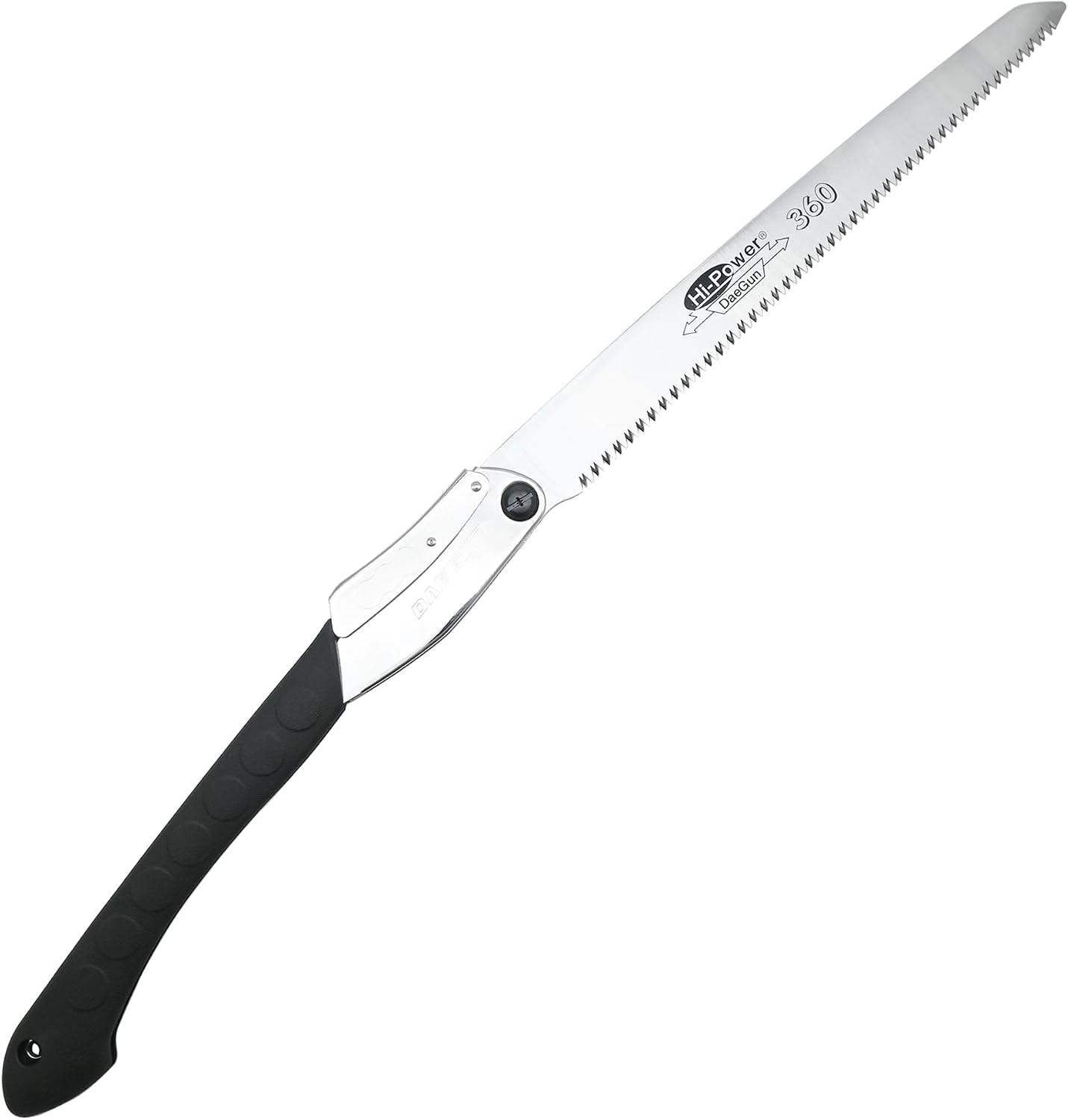 TONMA 14" Professional Folding Hand Saw Made in Korea, Large Teeth, TDE-637 | Japanese Plating Impulse Hardened Stainless Blade, Pruning Hand Saw for Wood Cutting, Outdoor Camping, Garden Woodworking