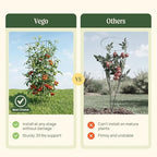 vego garden tomato cage 16.5" square heavy-duty for, side view
