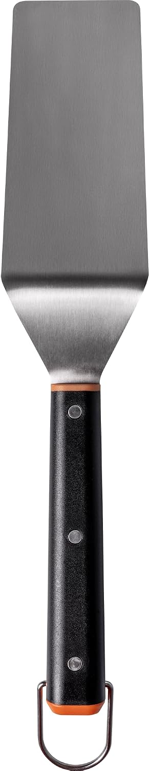 Traeger Grills Flat Top Spatula 2-Pack – Heavy-Duty Stainless Steel Solid & Slotted Griddle Spatulas for Flipping, Searing & Serving, Dishwasher-Safe