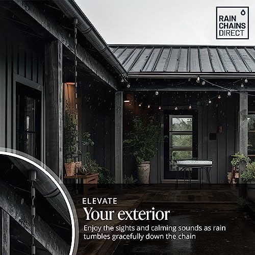 rain chains direct - manicotti rain chain on a desk or shelf