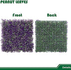 artificial greenery wall panels 20" x 20", 3packs shown in use
