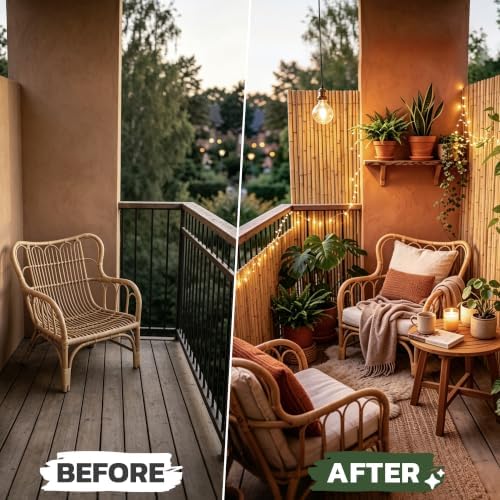 natural bamboo fence, 4 ft x 6 ft, package contents