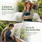 garden netting kit, 10x30ft ultra fine garden mesh, package contents