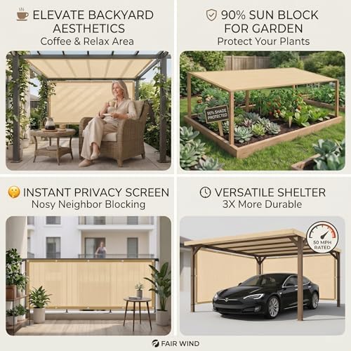fair wind 90% sun shade cloth with improved on a desk or shelf