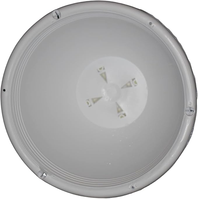 8'' White Plastic Hanging Basket with Saucer by Koba (5)