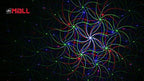 Motion 8 Patterns in 1 Red, Green, and Blue Outdoor Christmas Laser Lights Projector with remote control and Security Lock