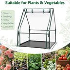 mini greenhouse with waterproof pad, 36" x 36" on a desk or shelf