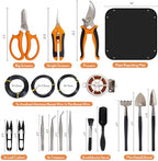bonsai tools kit 20 pcs garden tools set, close-up detail