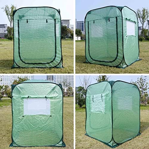 porayhut pop up greenhouse tent,portable x-large walk-in flower, view 9