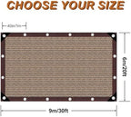 70% uv shade cloth 20x30ft-breathable hdpe mesh sun shown in use