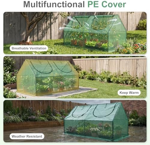 aoodor 6 x 3 x 3 ft mini showing dimensions