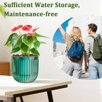 halatool 2 pack 8.3 inch self-watering hanging planters, package contents