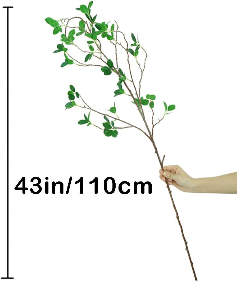 ollain 43" artificial greenery stems plants faux leaf shown in use