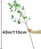 ollain 43" artificial greenery stems plants faux leaf shown in use