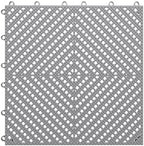 jocoevol 60-pcs interlocking tile, indoor/outdoor drainage interlocking floor, front angle view