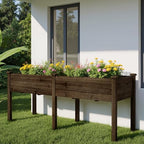 bluewish 72''l x 23''w x 30''h outdoor cedar, view 9