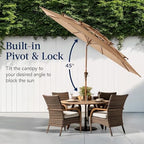 best choice products 10ft 3-tier solar patio market, package contents