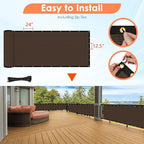 icover 4x50ft privacy screen fence, outdoor fencing panels on a desk or shelf
