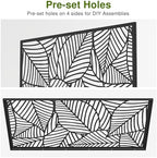 casaphoria 72" h x 47" w metal outdoor, close-up detail