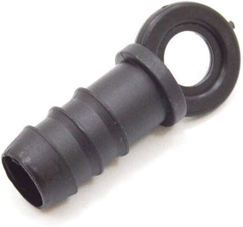 S&M 540400 Drip End Cap 12 mm-Blister Pack of 3, Black