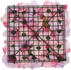 15"x 15" artificial flower wall panels,flower wall mat, side view