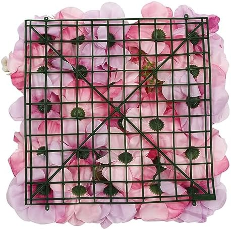 15"x 15" artificial flower wall panels,flower wall mat, side view