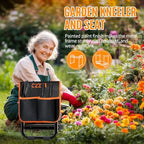 czzxi garden kneeler and seat, wider and thicker, side view