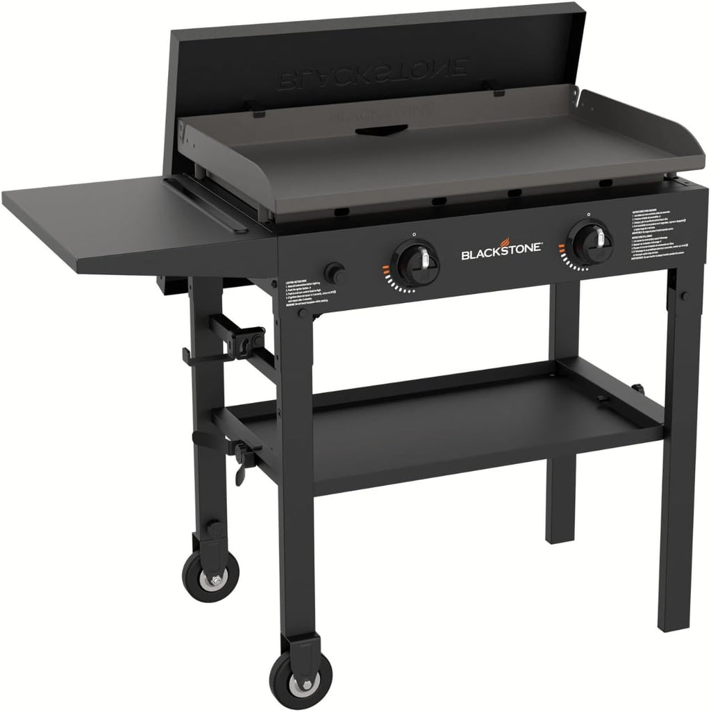 Blackstone 1517 28” Omnivore Griddle with Hard Cover, Powder Coated Steel, Black