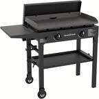 Blackstone 1517 28” Omnivore Griddle with Hard Cover, Powder Coated Steel, Black