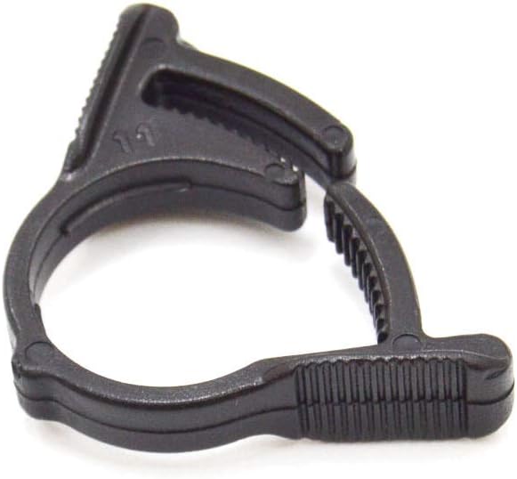 S&M 544583 Safety Clamp Joints 16 mm, Black