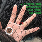 bird netting for chicken coop 25x25 ft, 1/2" shown in use