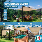 shade cloth 90% 10x12 ft, durable hdpe mesh on a desk or shelf