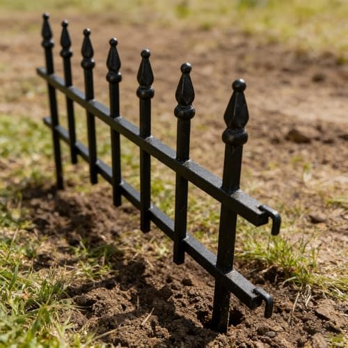 garden border fence, 23" w x 17" h, package contents
