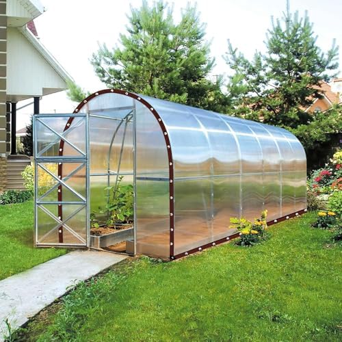6.6x15ft clear waterproof tarps increase grommets, 33ft windproof, close-up detail